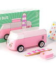 VW Beach Bus - Pink by Candylab
