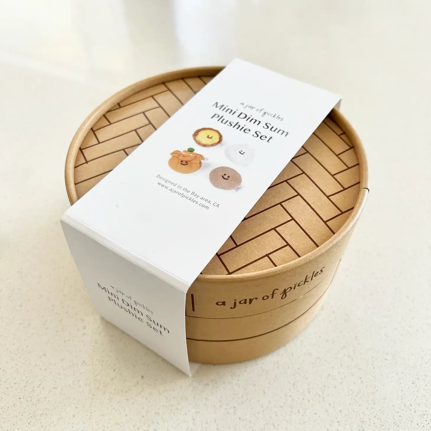 Mini Dim Sum Plushie Set by A Jar Of Pickles