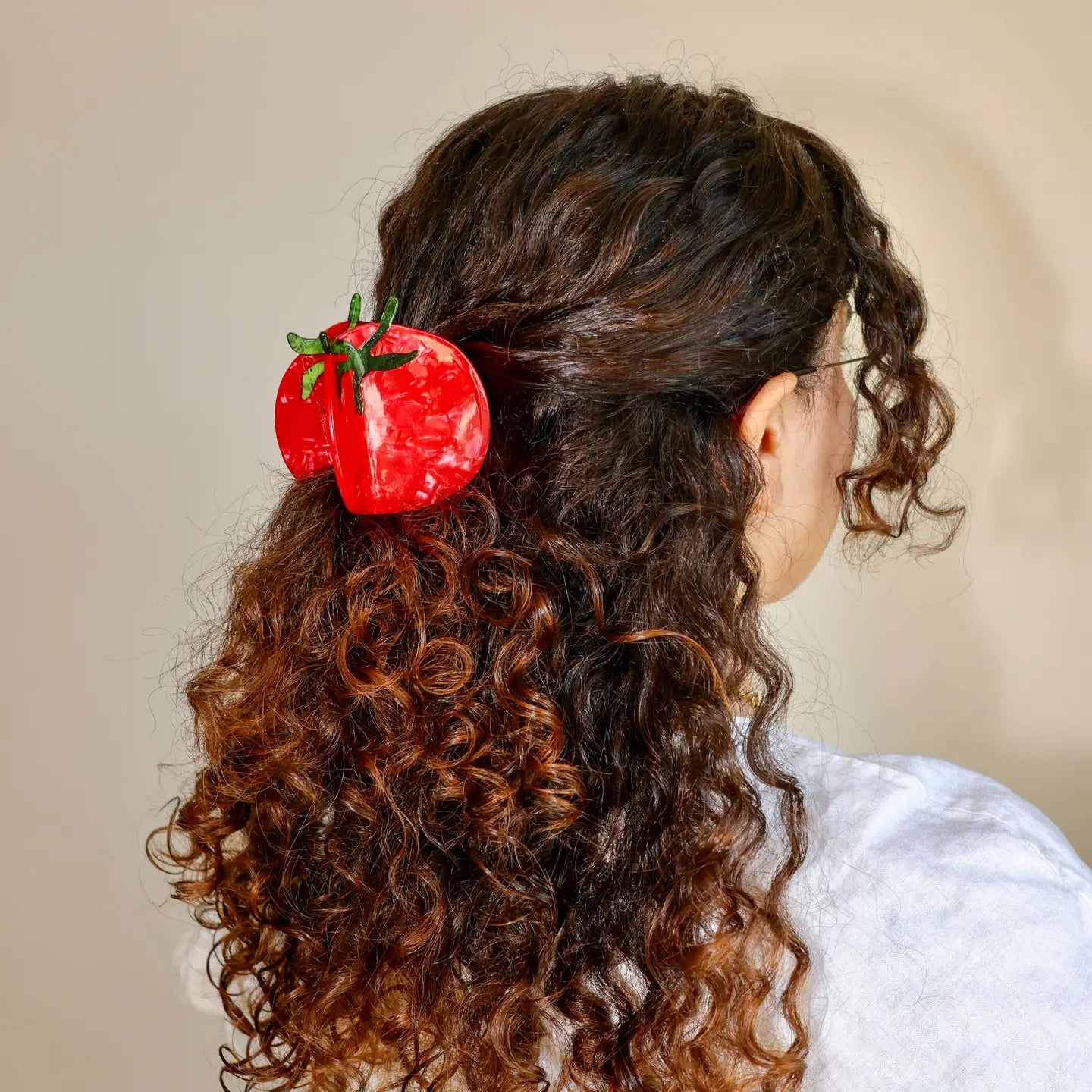 Tomato Hair Claw by Jenny Lemons
