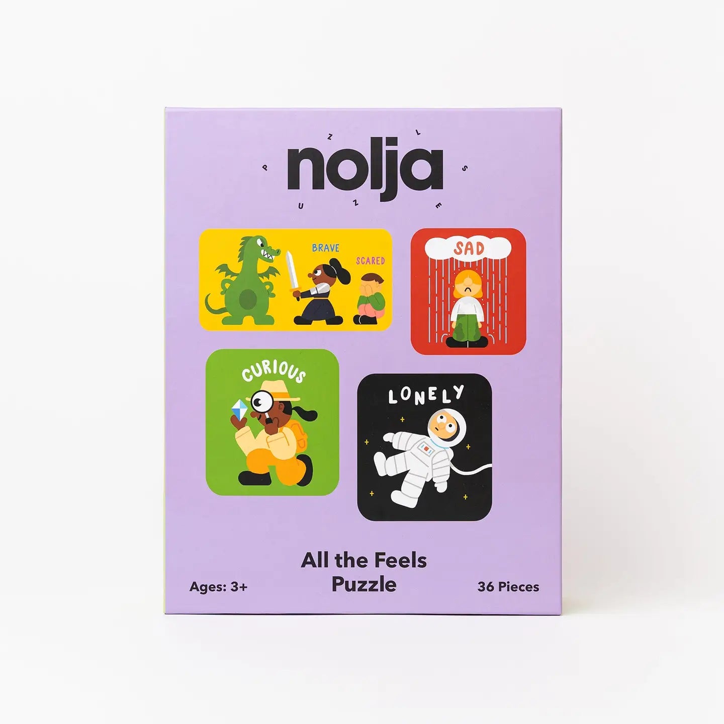 All the Feels- 36 Extra Large Piece Puzzle by Nolja