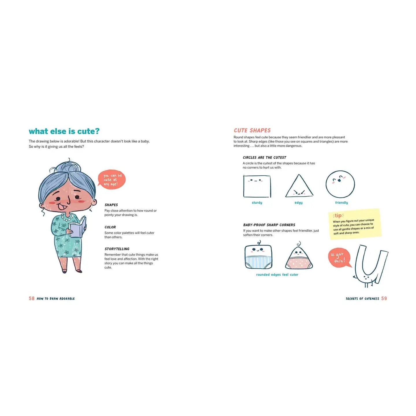 How To Draw Adorable: Joyful Lessons For Making Cute Art by Carlianne Tipsey