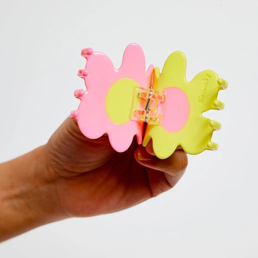 Flower Claw in Yellow + Pink by Chunks