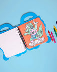 Dino Super Coloring & Sticker Book by OMY
