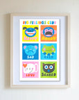 Big Feelings Club Emotion Chart Poster
