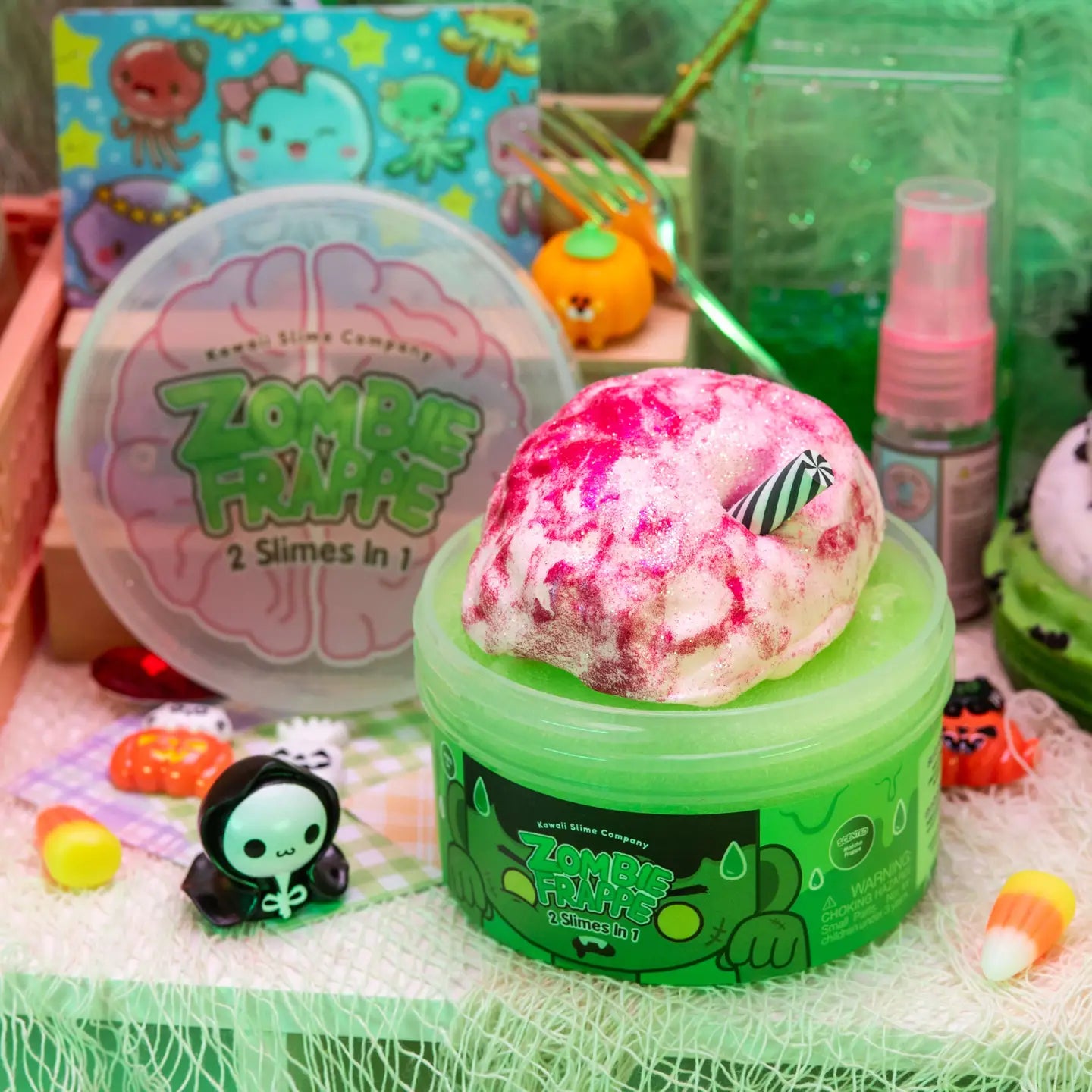 Zombie Frappe Slime by Kawaii Slime Company