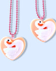 Swan Heart Necklace by Pop Cutie