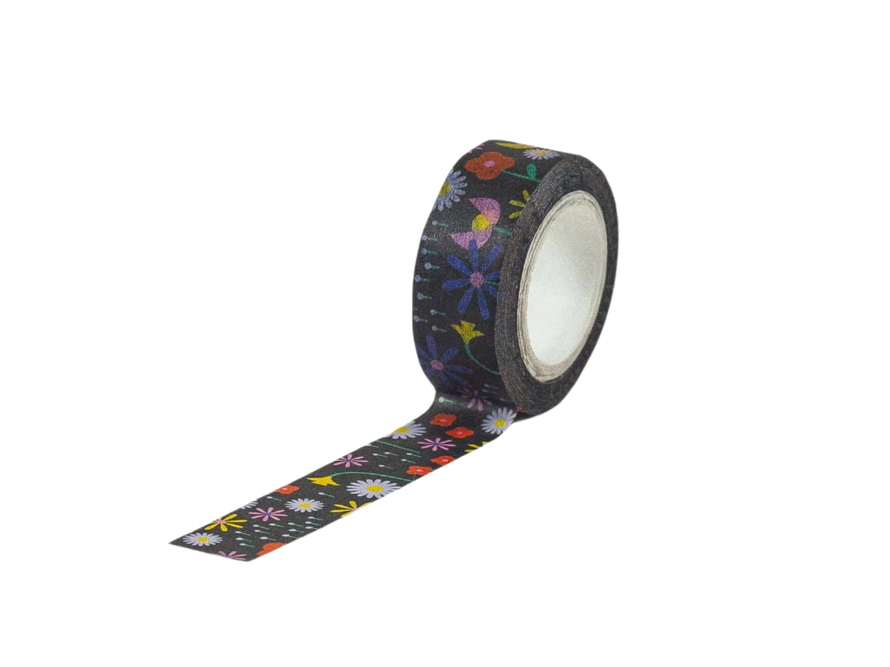 Chanson De Fleurs Black Floral Washi Tape - 15mm by My Darlin'