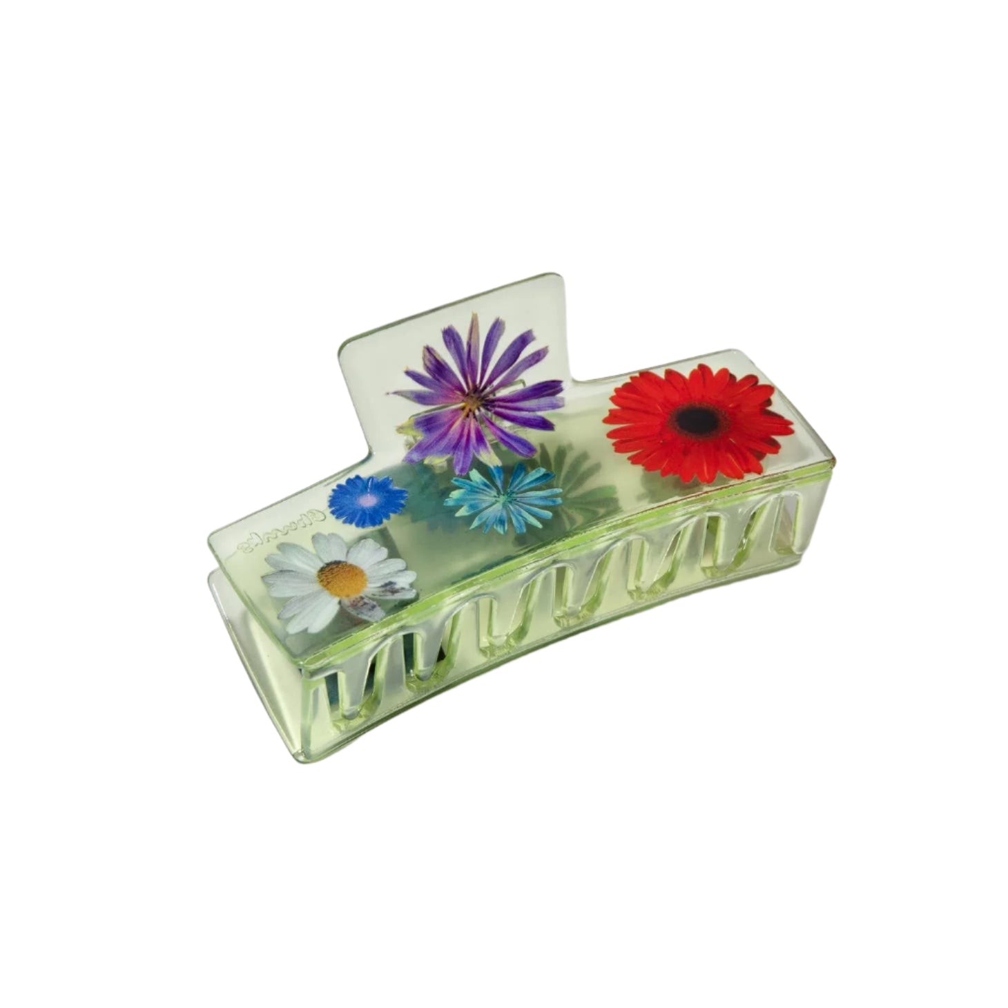 Box Hair Claw in Flower Power by Chunks