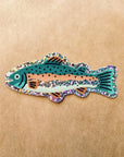 Rainbow Trout Glitter Sticker