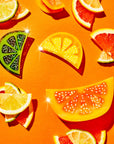 Orange Slice Hair Claw by Jenny Lemons
