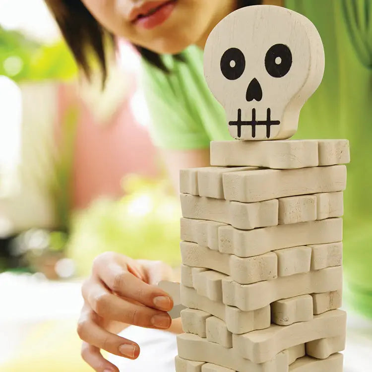 Stack The Bones Wooden Game by Kikkerland