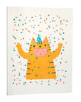 Confetti Cat Party Card by Egg Press