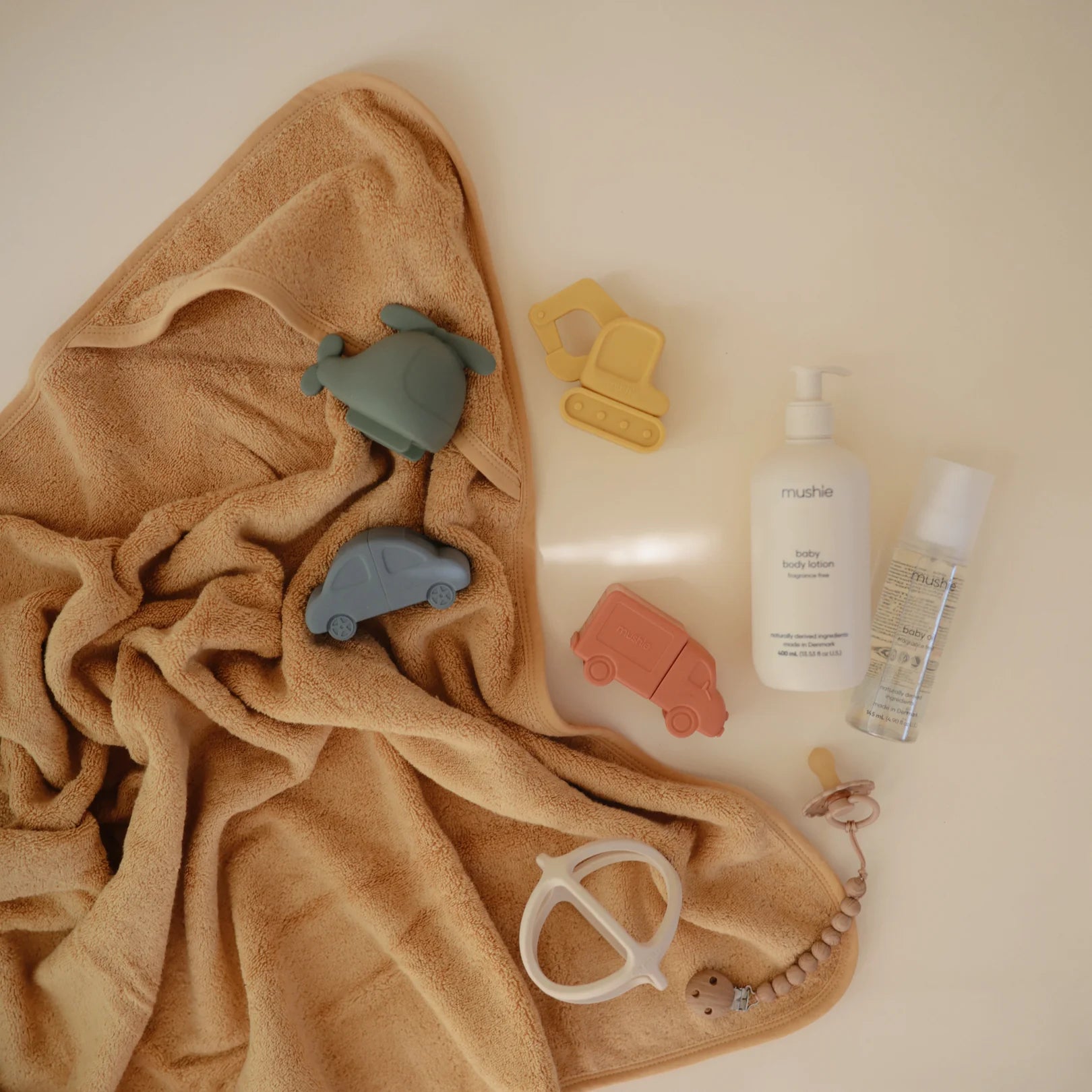 Vehicles Mold Free Bath Play Set - 4 Pack by Mushie