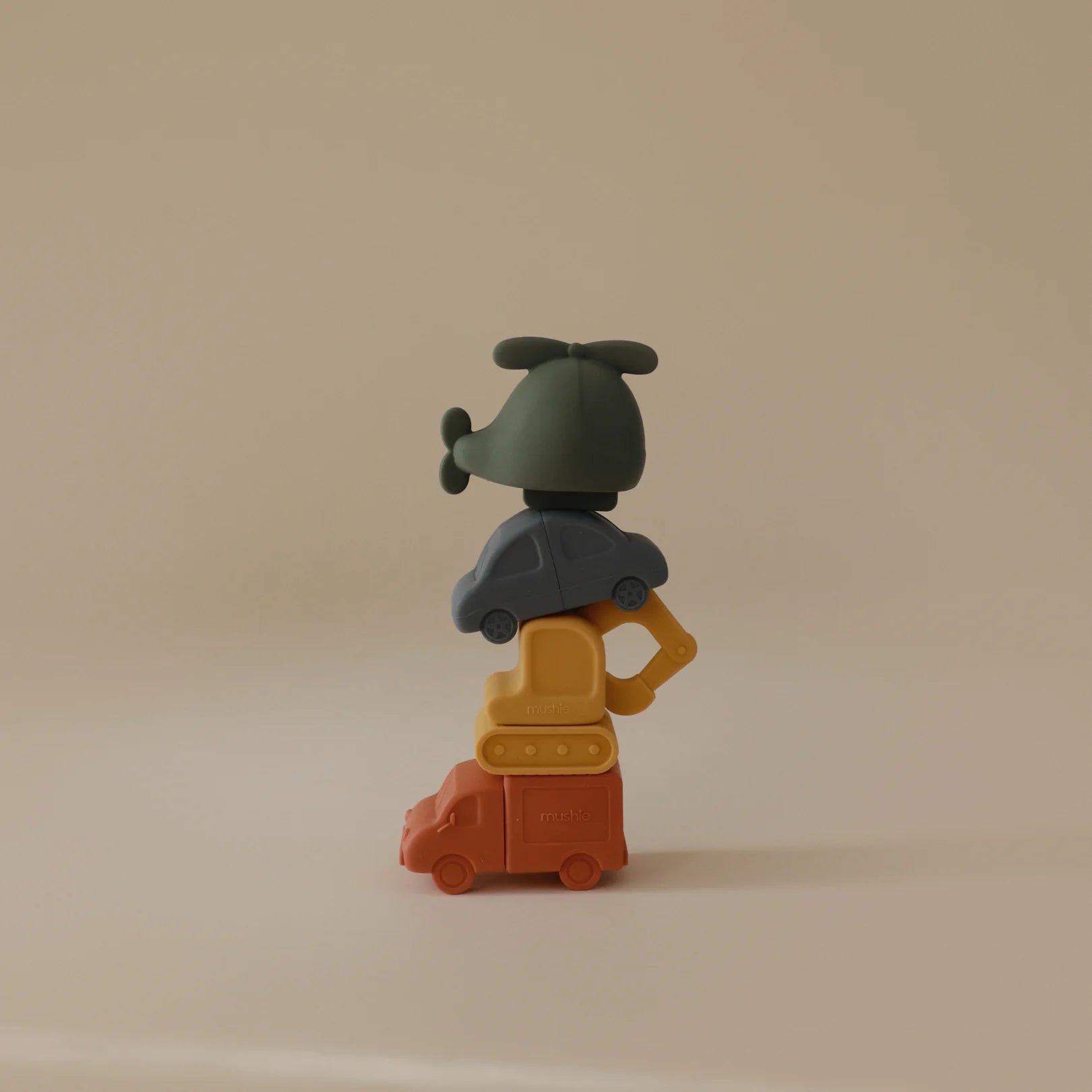 Vehicles Mold Free Bath Play Set - 4 Pack by Mushie