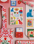 Folk Floral Note Cards