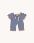 Gommu Blue Stripes Long One-Piece by GOMMU