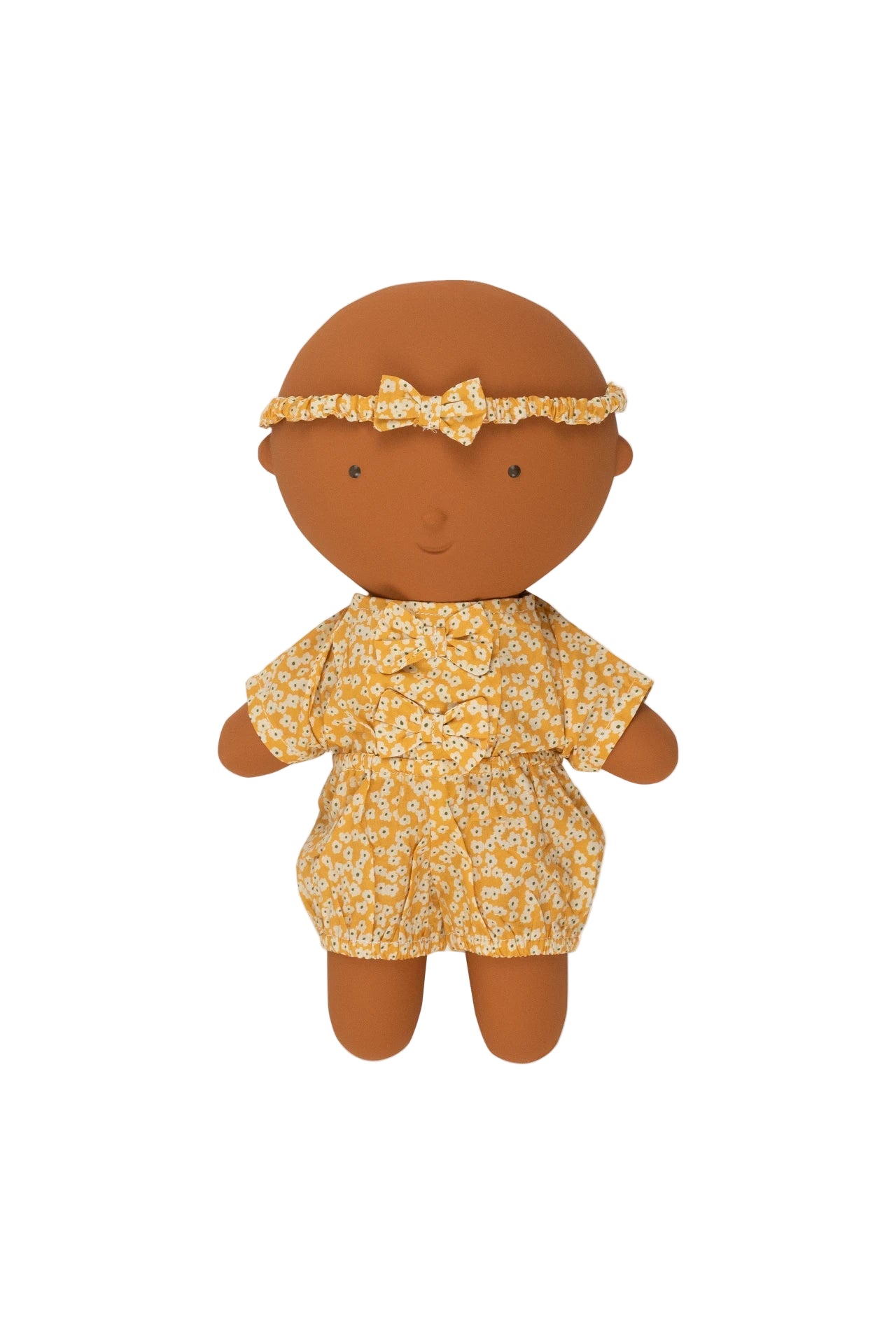 Gommu Yellow Flowers One-Piece and Bow Tie by GOMMU