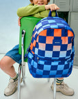Gradient Checkerboard Kane Double Pocket Backpack