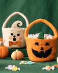 Felt Jack-O'-Lantern Halloween Basket