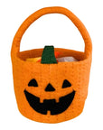 Felt Jack-O'-Lantern Halloween Basket