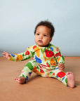 Happy Harvest Long Sleeve Romper by Halcyon Nights