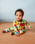 Happy Harvest Long Sleeve Romper by Halcyon Nights