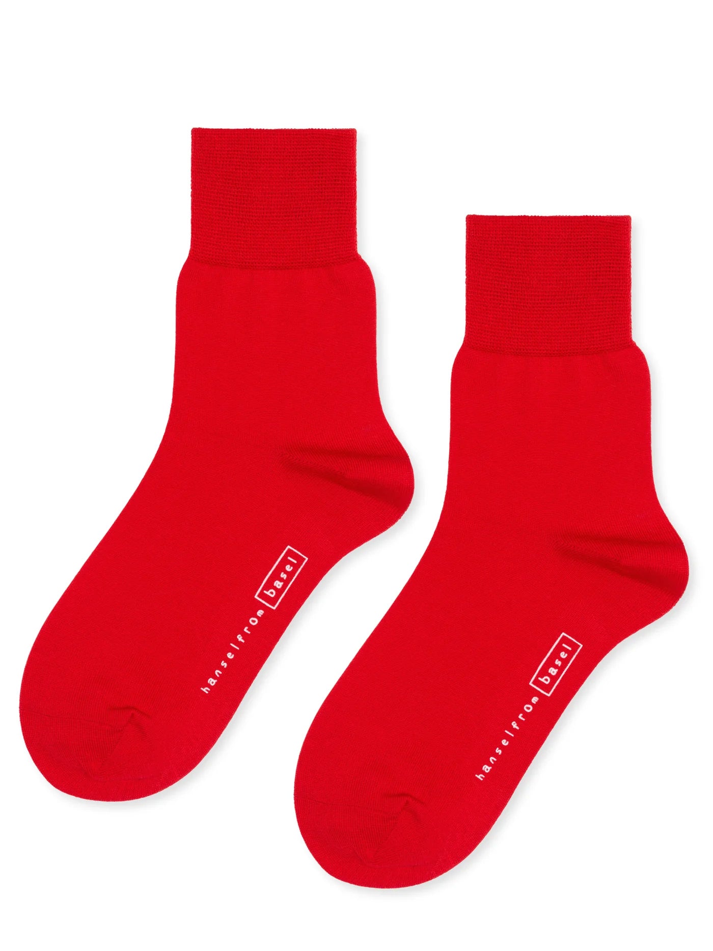 Trouser Crew Socks in Candy Apple by Hansel from Basel