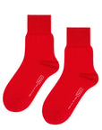 Trouser Crew Socks in Candy Apple by Hansel from Basel