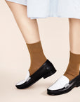 Trouser Crew Socks in Dk Ochre by Hansel from Basel