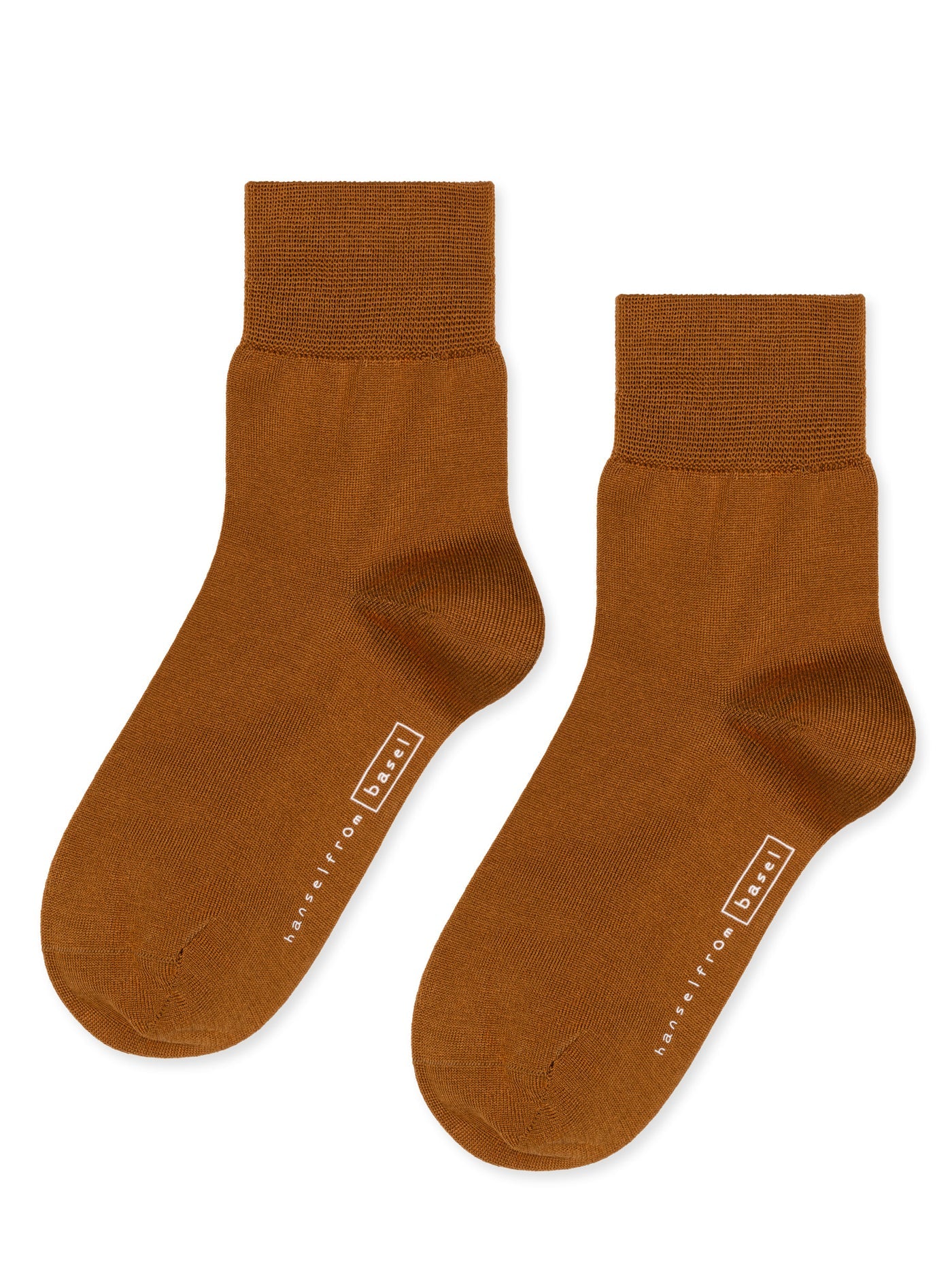 Trouser Crew Socks in Dk Ochre by Hansel from Basel