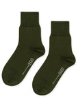 Trouser Crew Socks in Moss by Hansel from Basel