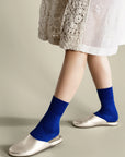 Trouser Crew Socks in Ultramarine by Hansel from Basel
