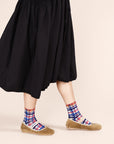 Wimbles Short Adult Crew Socks by Hansel from Basel