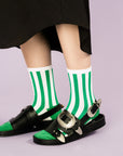 Manchester Adult Crew Socks - Emerald