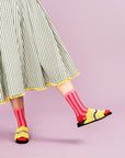 Manchester Adult Crew Sock - Flamingo by Hansel from Basel