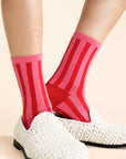 Manchester Adult Crew Sock - Flamingo by Hansel from Basel