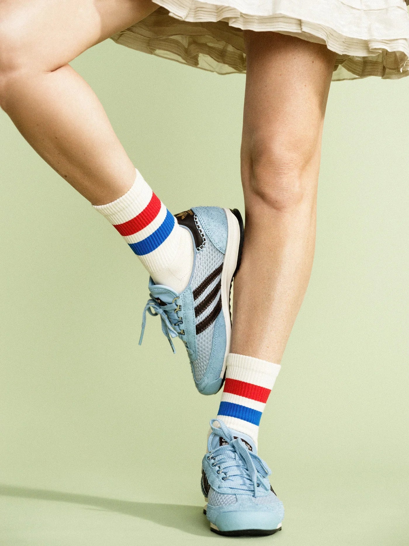 Varsity Sporty Adult Crew Socks by Hansel from Basel