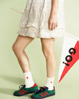 Heart Sporty Crew Adult Socks by Hansel from Basel