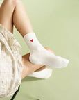 Heart Sporty Crew Adult Socks by Hansel from Basel