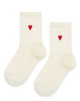 Heart Sporty Crew Adult Socks by Hansel from Basel