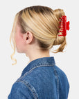 Jojo Hair Claw in Small Candy Red by Chunks