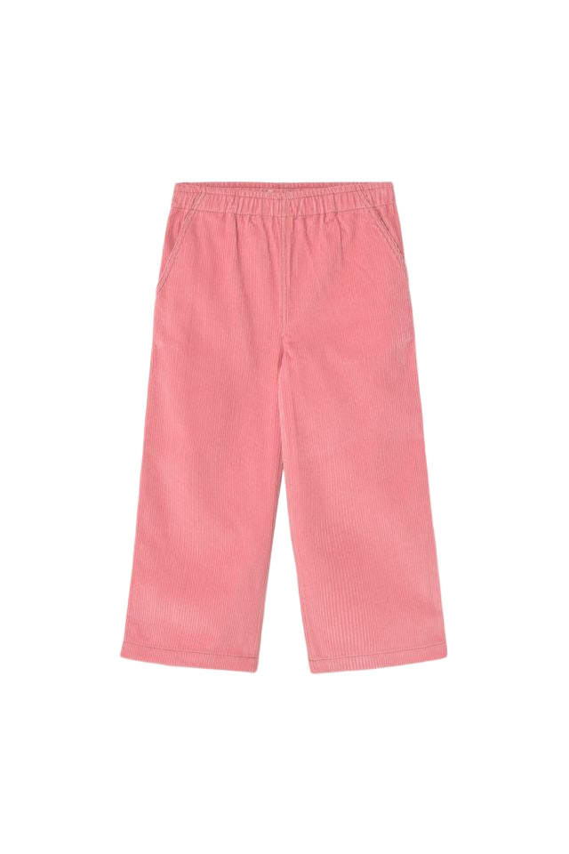 Tiny Solid Woven Pants - Pink by Tinycottons