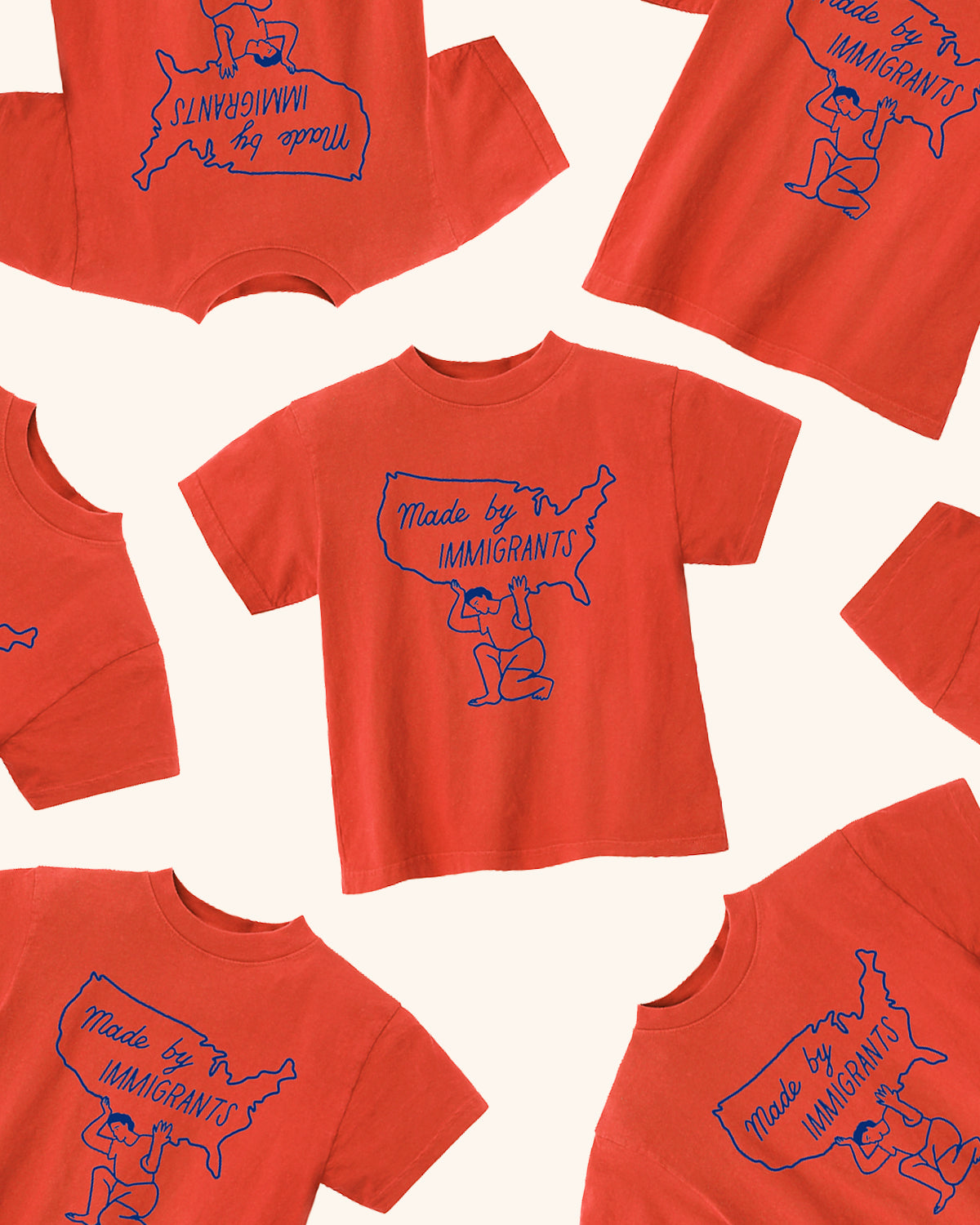 The Kira Shop X Mochi Kids Made By Immigrants Baby + Kids + Adults Tee