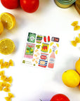 Market Delights Sticker Sheet