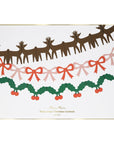 Tissue Paper Christmas Garland Set by Meri Meri