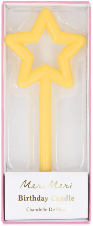 Slim Star Candle by Meri Meri