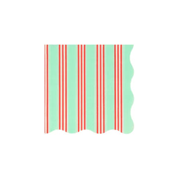 Festive Stripe Small Napkins by Meri Meri