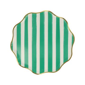 Festive Stripe Side Plates by Meri Meri