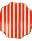 Festive Stripe Dinner Plates by Meri Meri