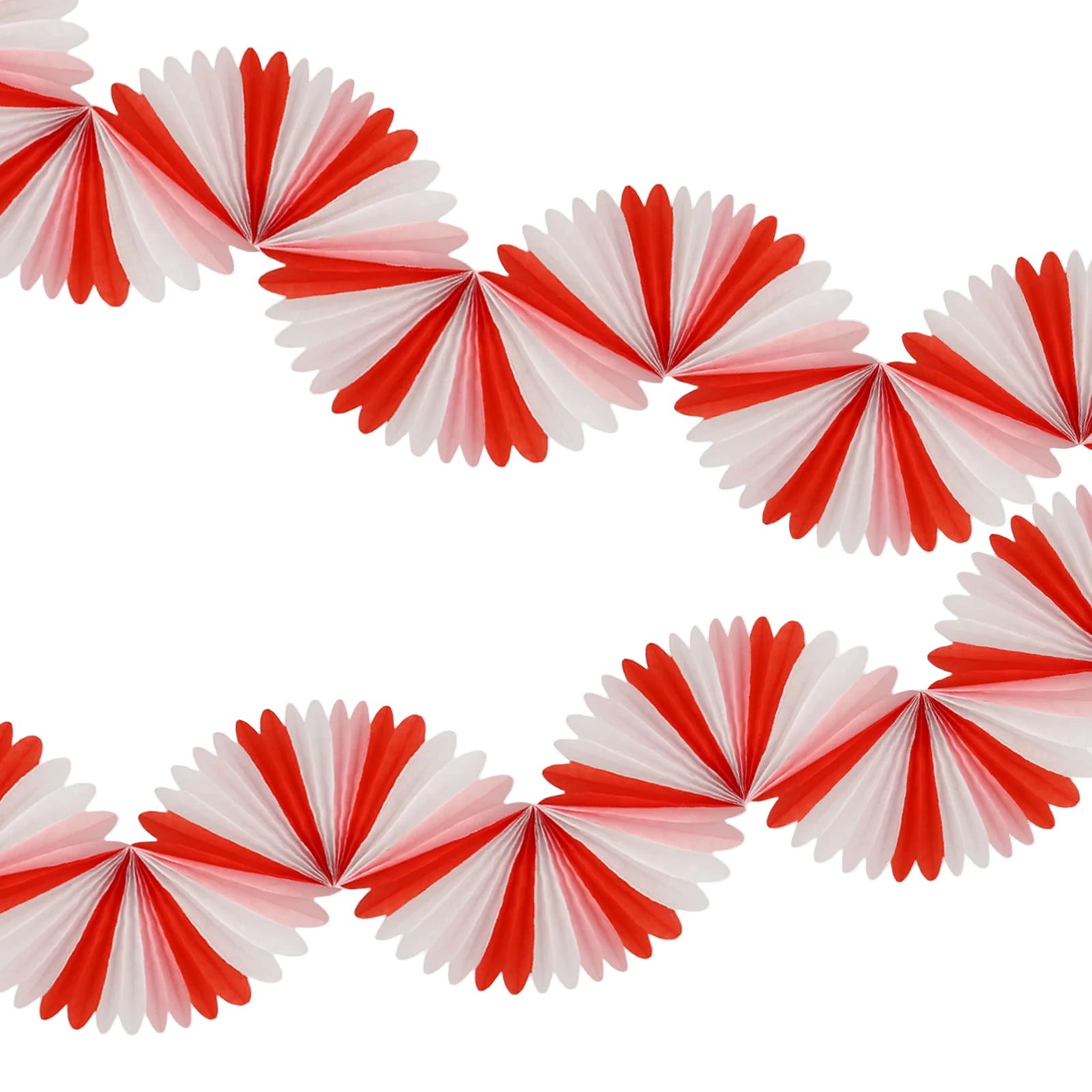 Candy Cane Stripe Honeycomb Garland by Meri Meri